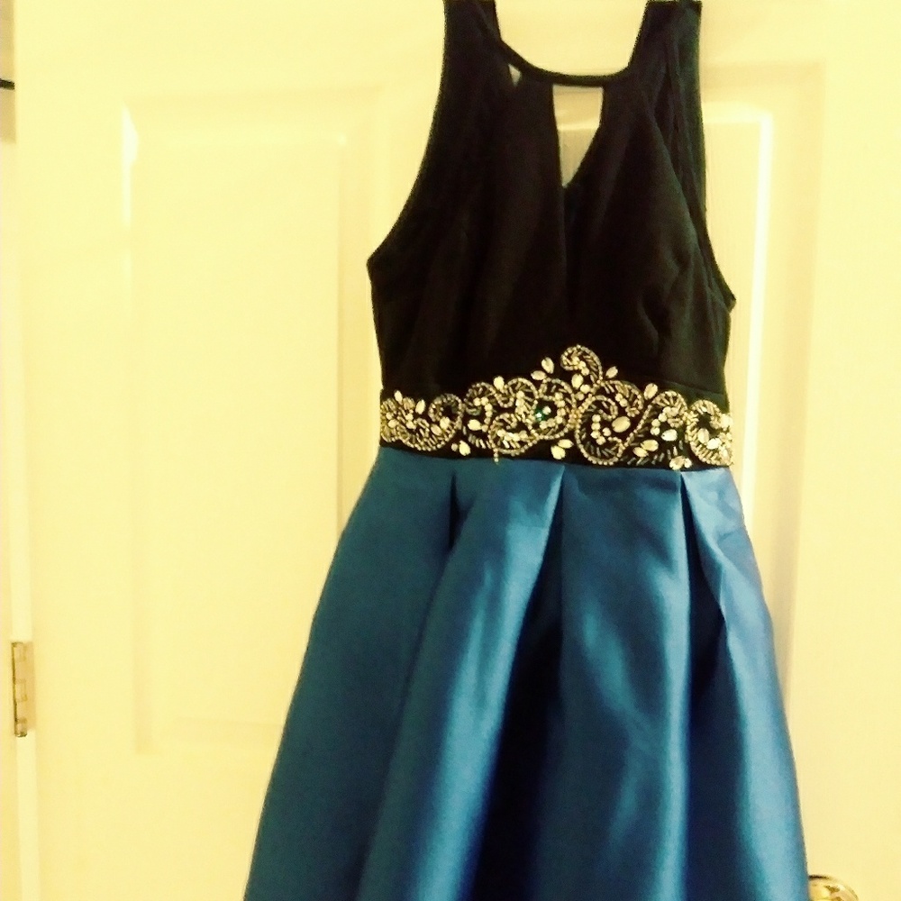 Blue dress